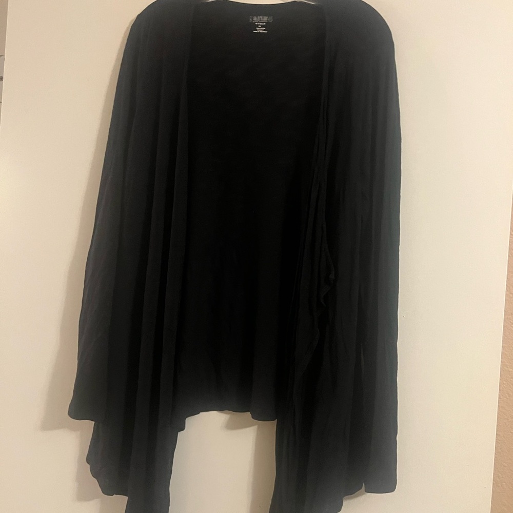 a.n.a Black Rayon Top